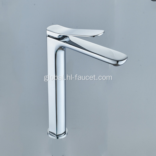  gold single hole basin faucet Brass chrome plated single hole high basin faucet Supplier